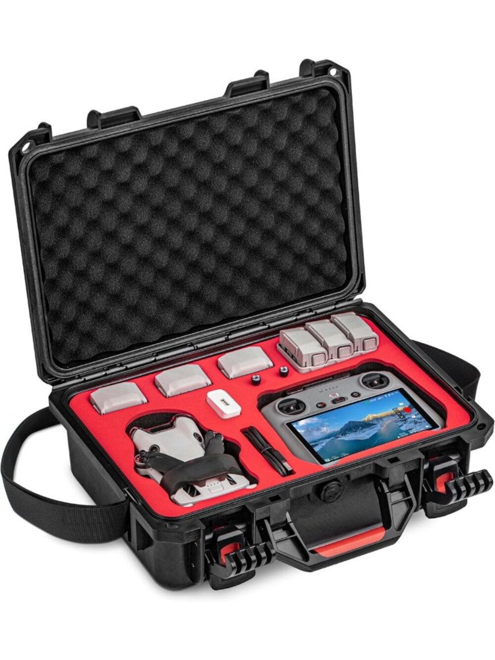 Waterproof Mini Drone Case for DJI Mini 4 Pro & Skyrover X1 - Compact & Durable